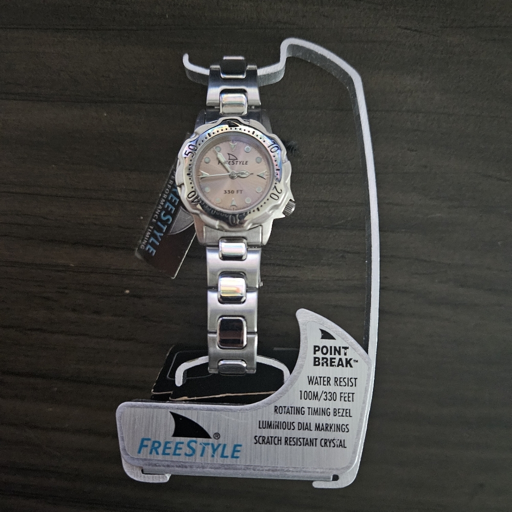 NWT Vintage Freestyle Point Break Stainless Steel Watch